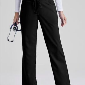 (3 sold together) Grey's Anatomy Black Drawstring Scrub Pants